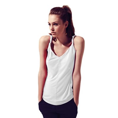 HotSquash White Vest With Twisted Straps Using CoolFresh